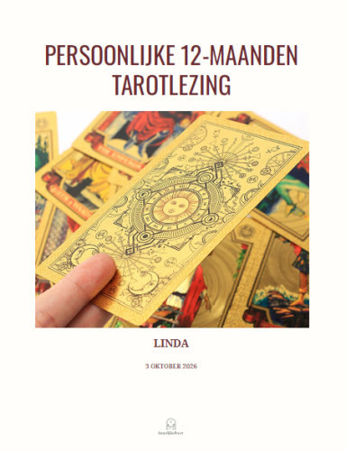 12 maanden tarotlegging, gouden kaarten